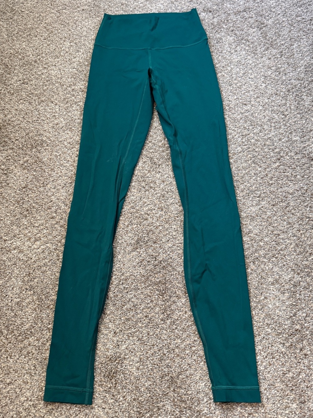 lululemon athletica 25” Teal Wunder Under High-Rise Leggings